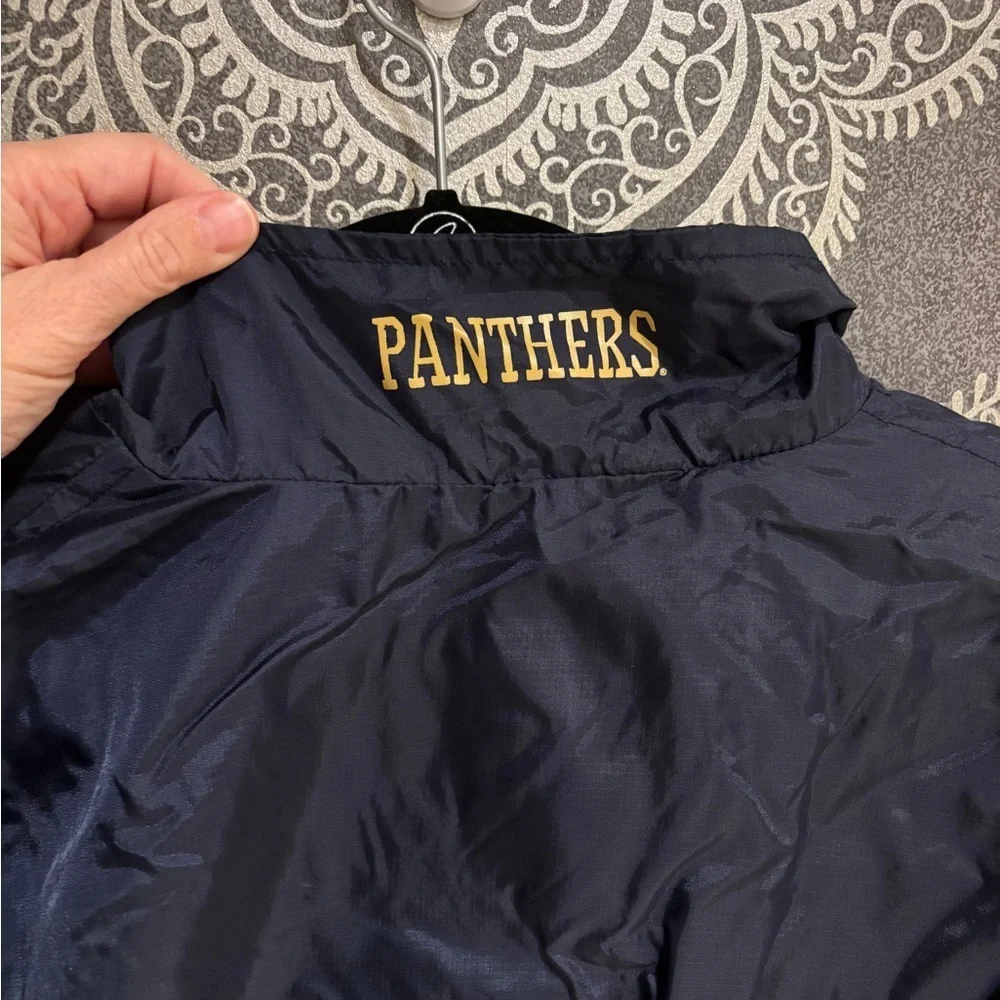 Aeropostale Pittsburgh Panthers Navy Windbreaker Jacket - Picture 3 of 4